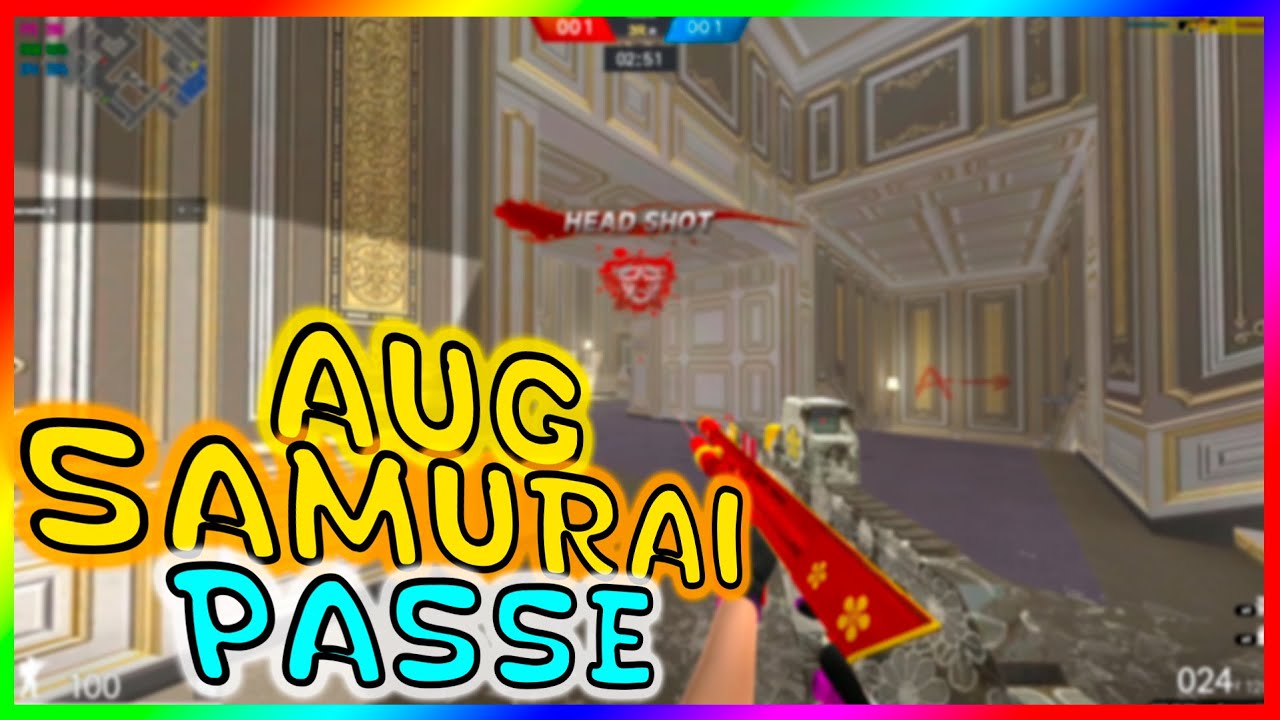USEI A AUG SAMURAI DO PASSE PERMANENTE  -  Conta Fake Point Blank