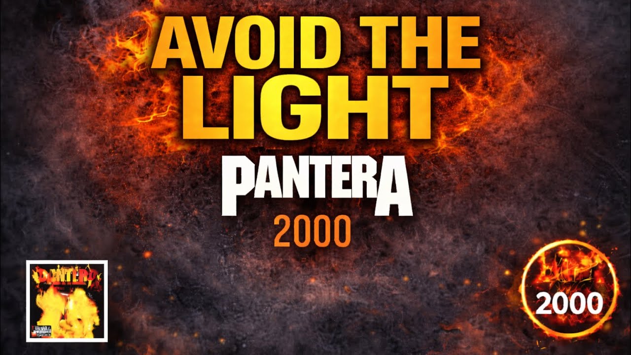 Pantera - Avoid The Light (Lyrics on Screen Video 🎤🎶🎸🥁)