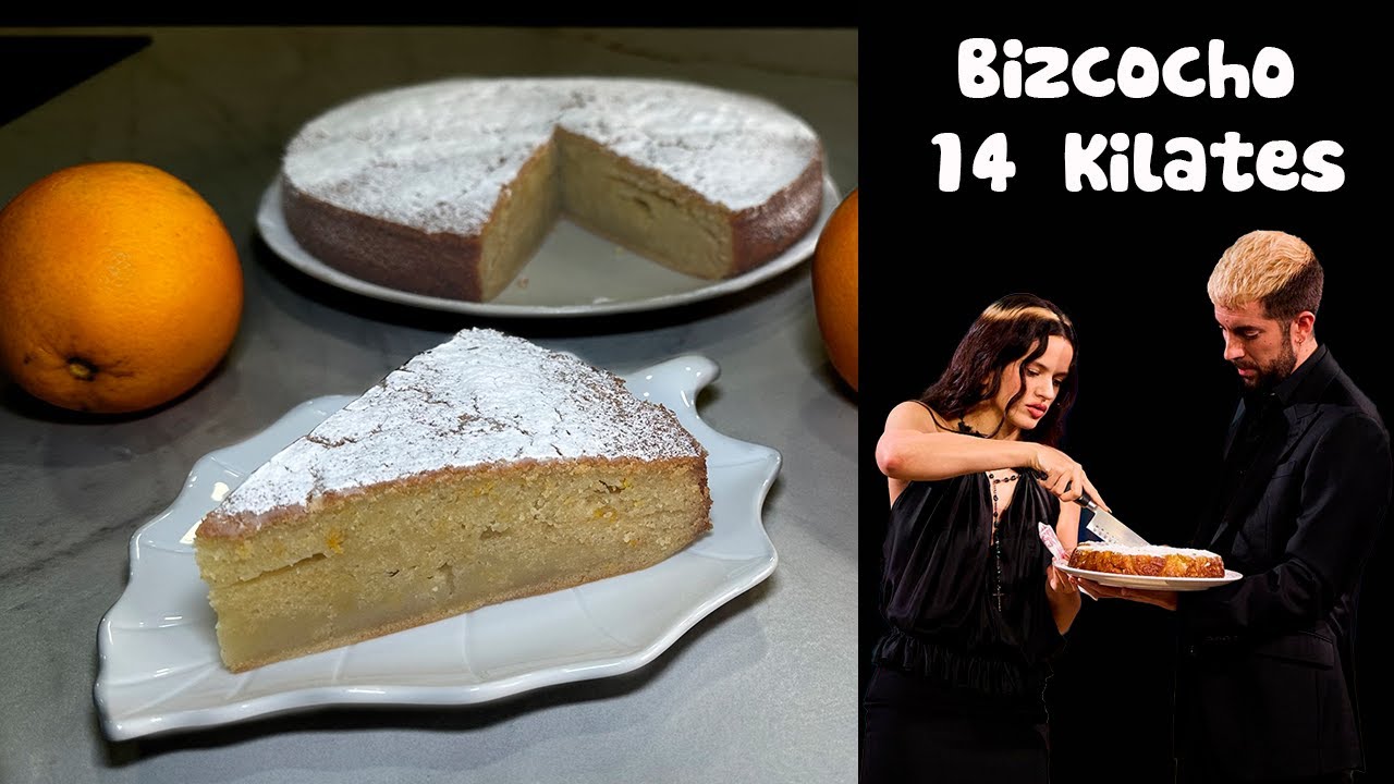 🍰 “EL BIZCOCHO DE 14 KILATES de La Rosalía en La Revuelta: ‼️La Receta más viral‼️👑