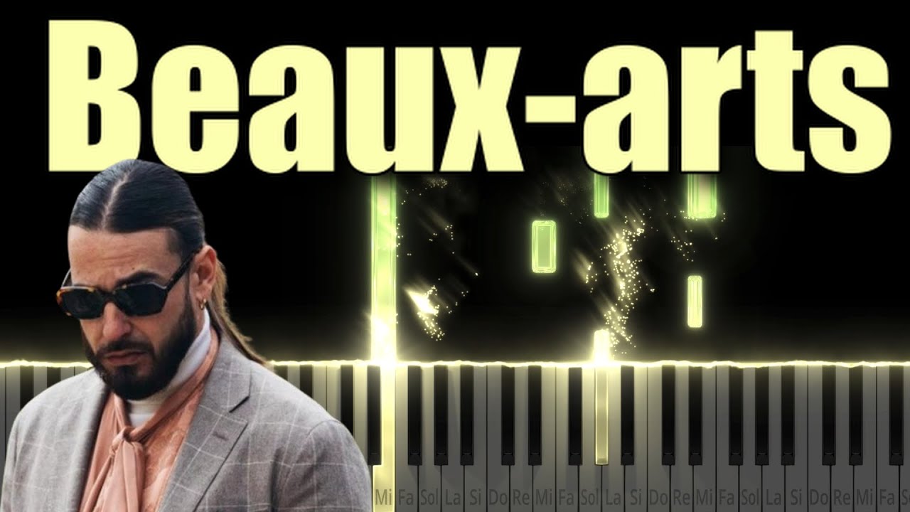 SCH - Beaux arts (Piano Tutoriel & Cover) - Niveau Moyen