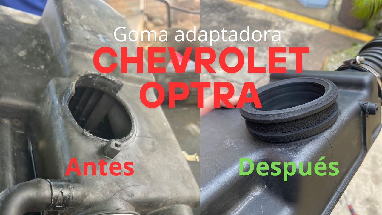Goma adaptadora para resonador Chevrolet Optra