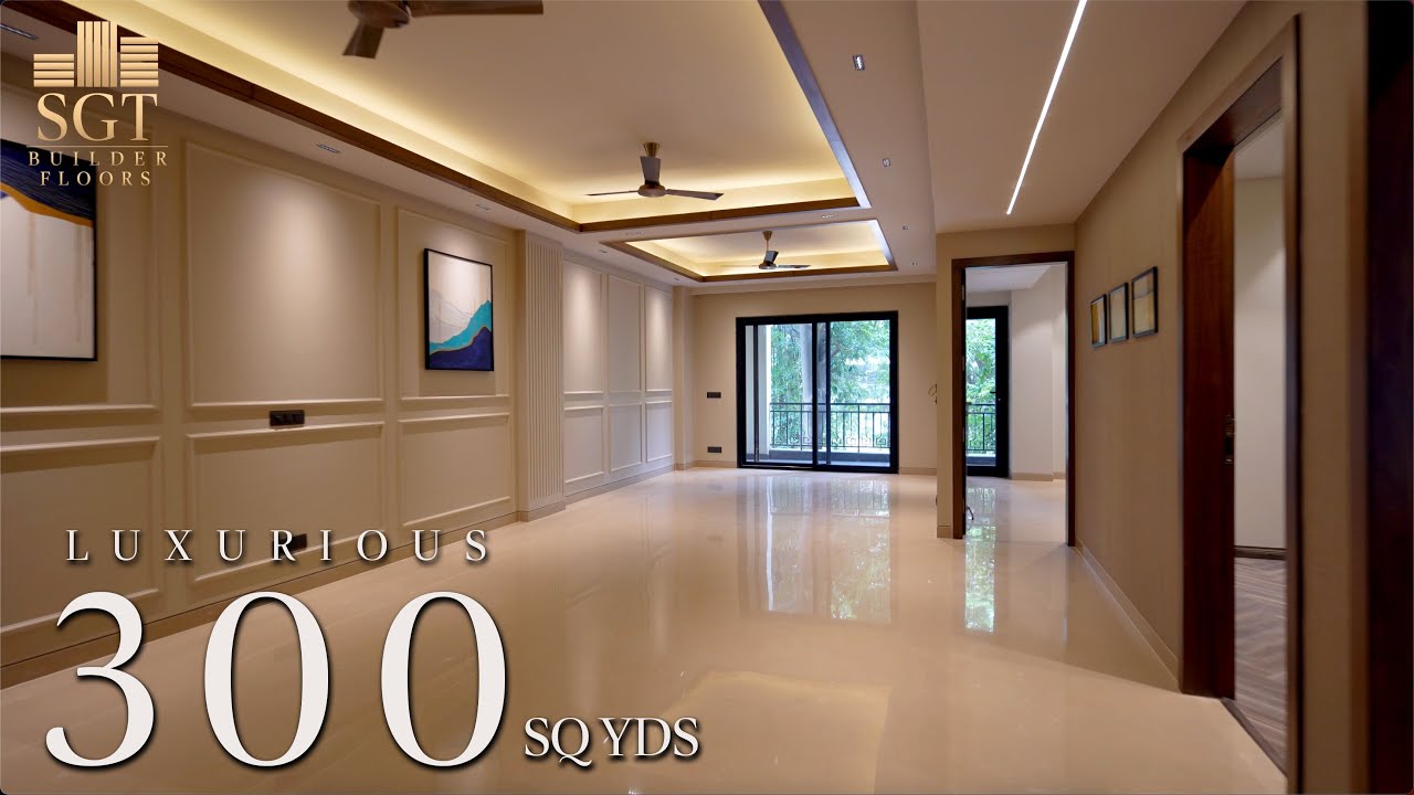 300 Sq Yds Luxurious Builder Floor | 4BHK | Ready To Move In | Gurugram | Home Tour
