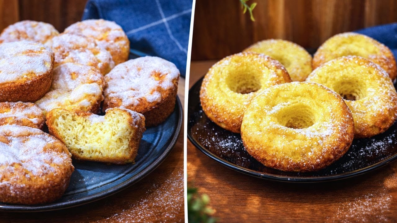 MINI KETO PĄCZKI PIECZONE 🍩 | BABECZKI / OPONKI Z LUKREM