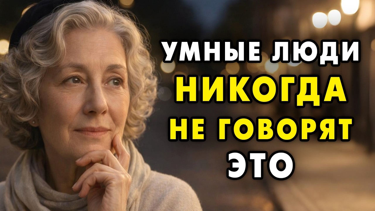 Эти 10 вещей умный челвоек никогда не будет говорить! Он понимает опасность этого.