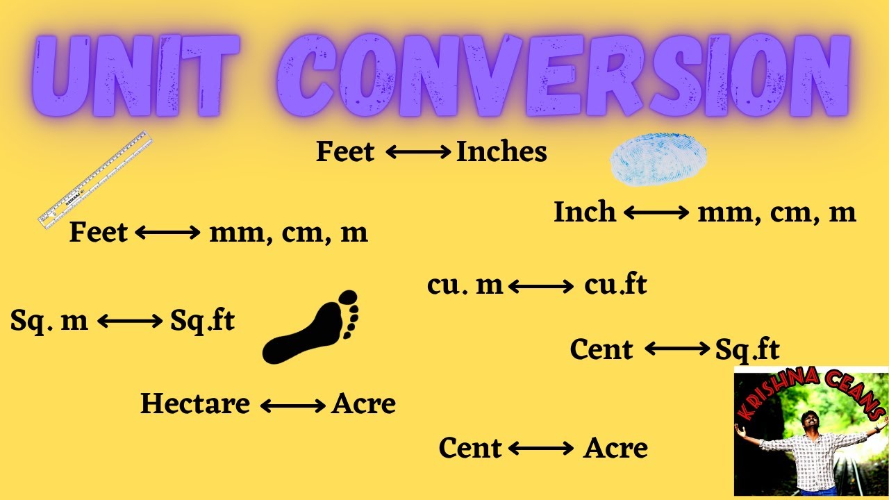 Unit Conversion in Civil Engineering | Krishna Ceans