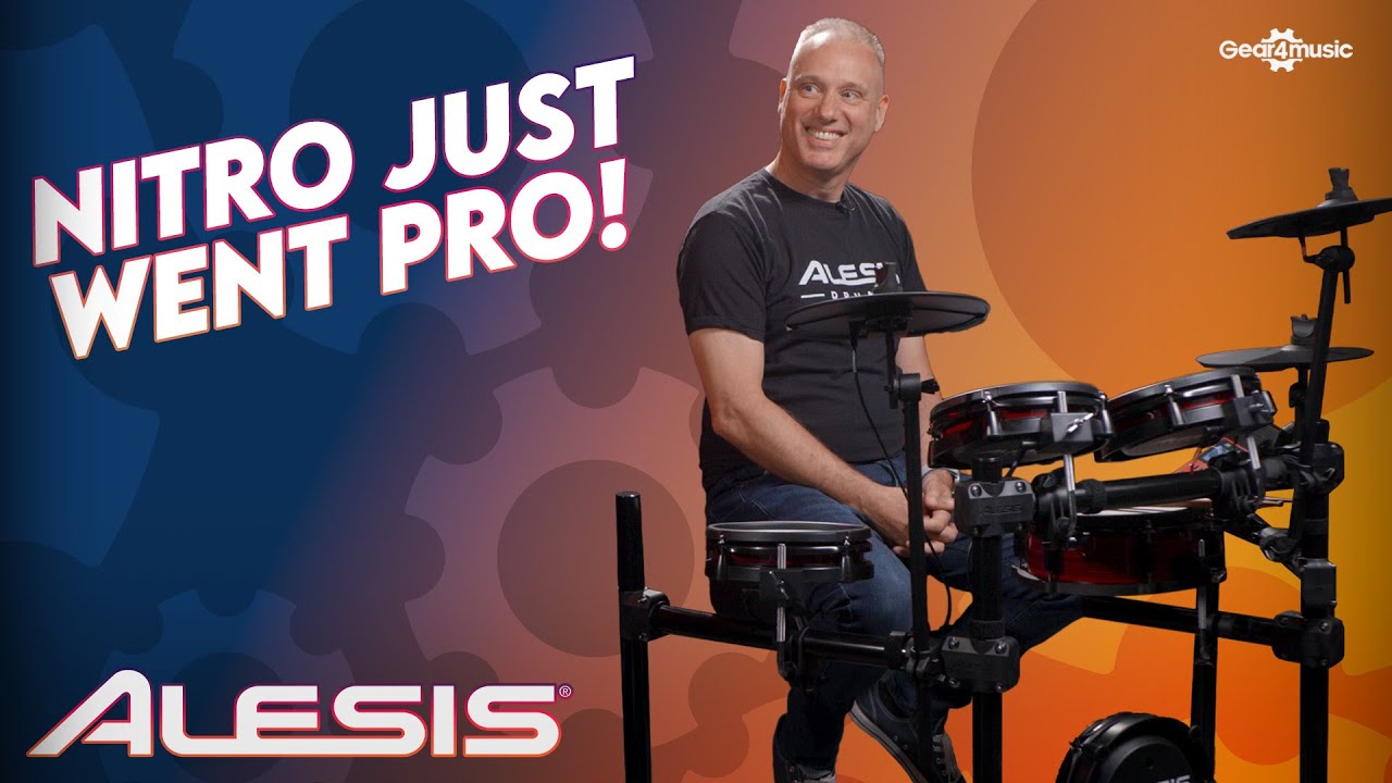 The Nitro just went PRO! Alesis Nitro Pro Electric Drum Kit!   | Gear4music Drums