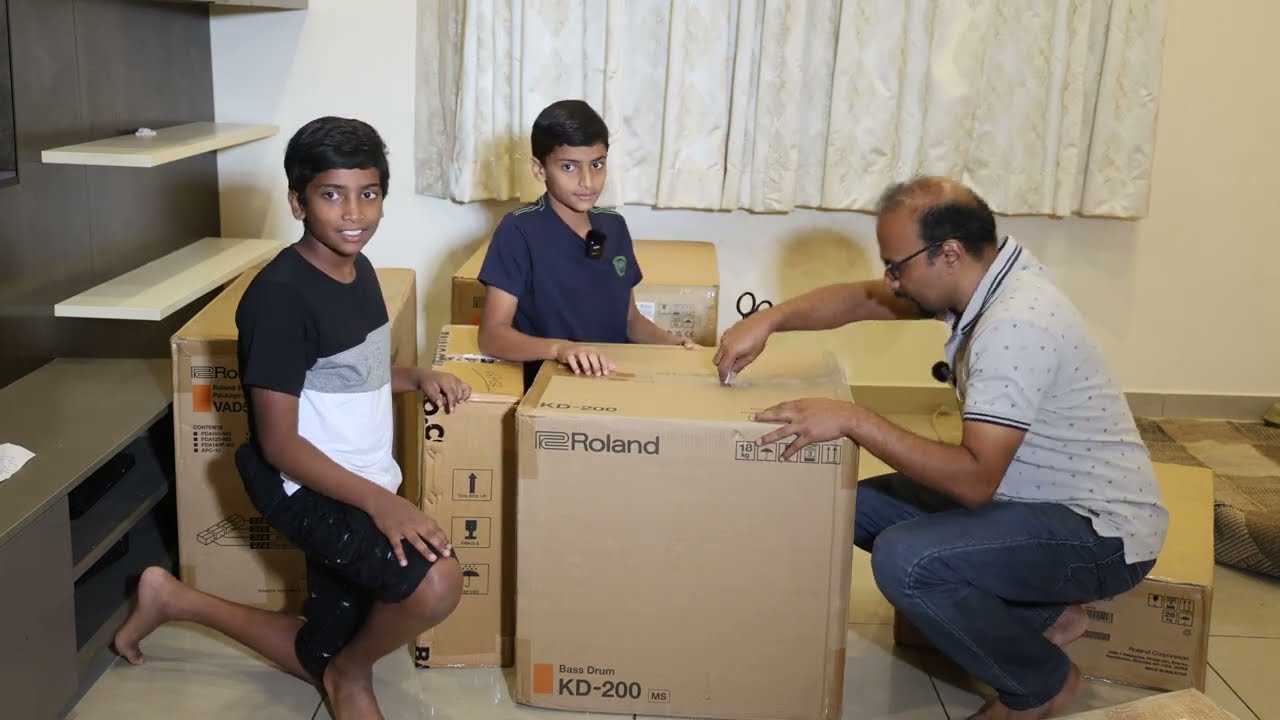 Unboxing our Roland VAD507 Electronic Drum #roland