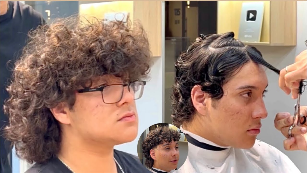 Corte Mullet #transformación  #hairstyle #haircut #soccer #tutorial #mullet