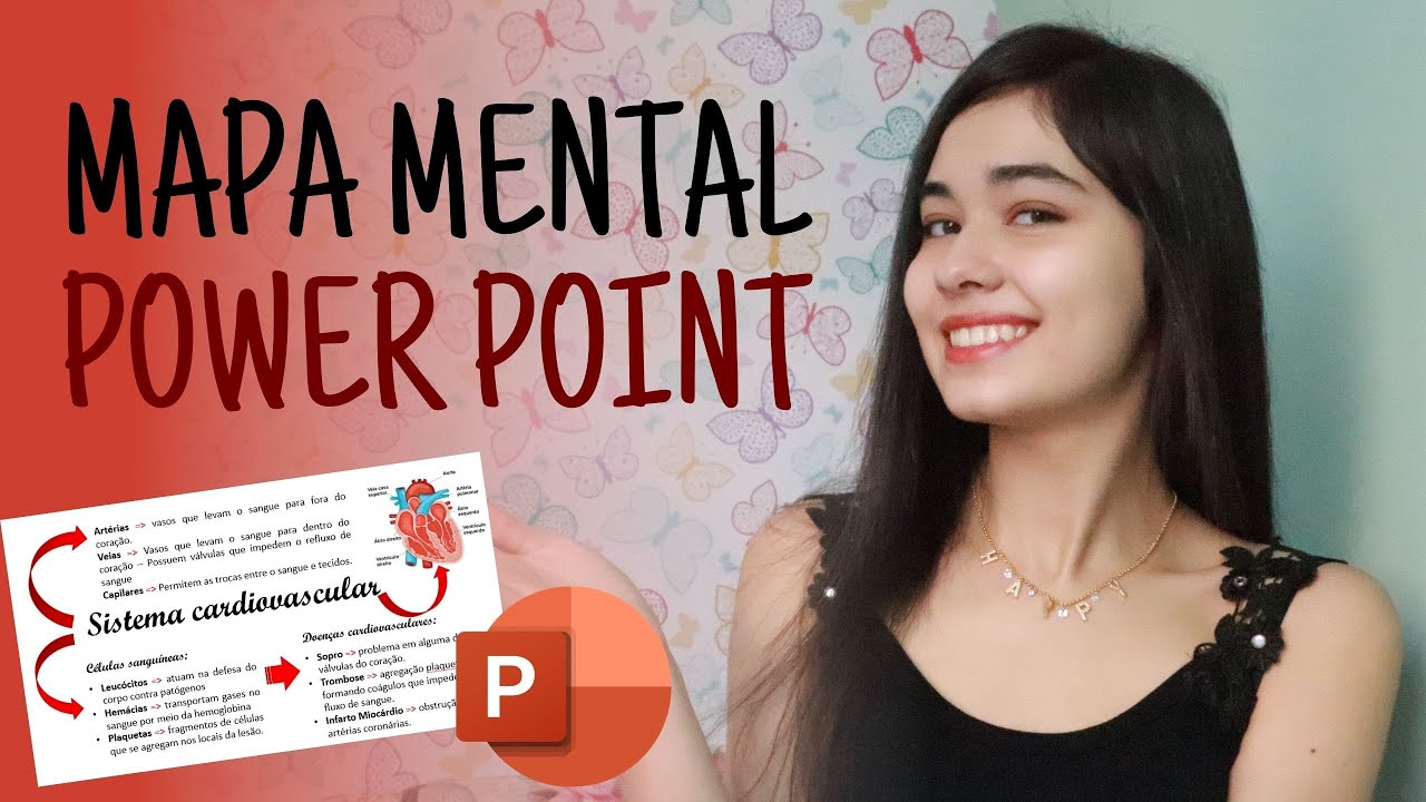 Como fazer MAPA MENTAL no Power Point | Marina Blanc