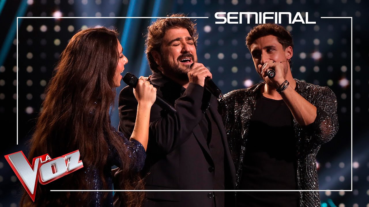 Antonio Orozco canta con Miguel y Nereida 