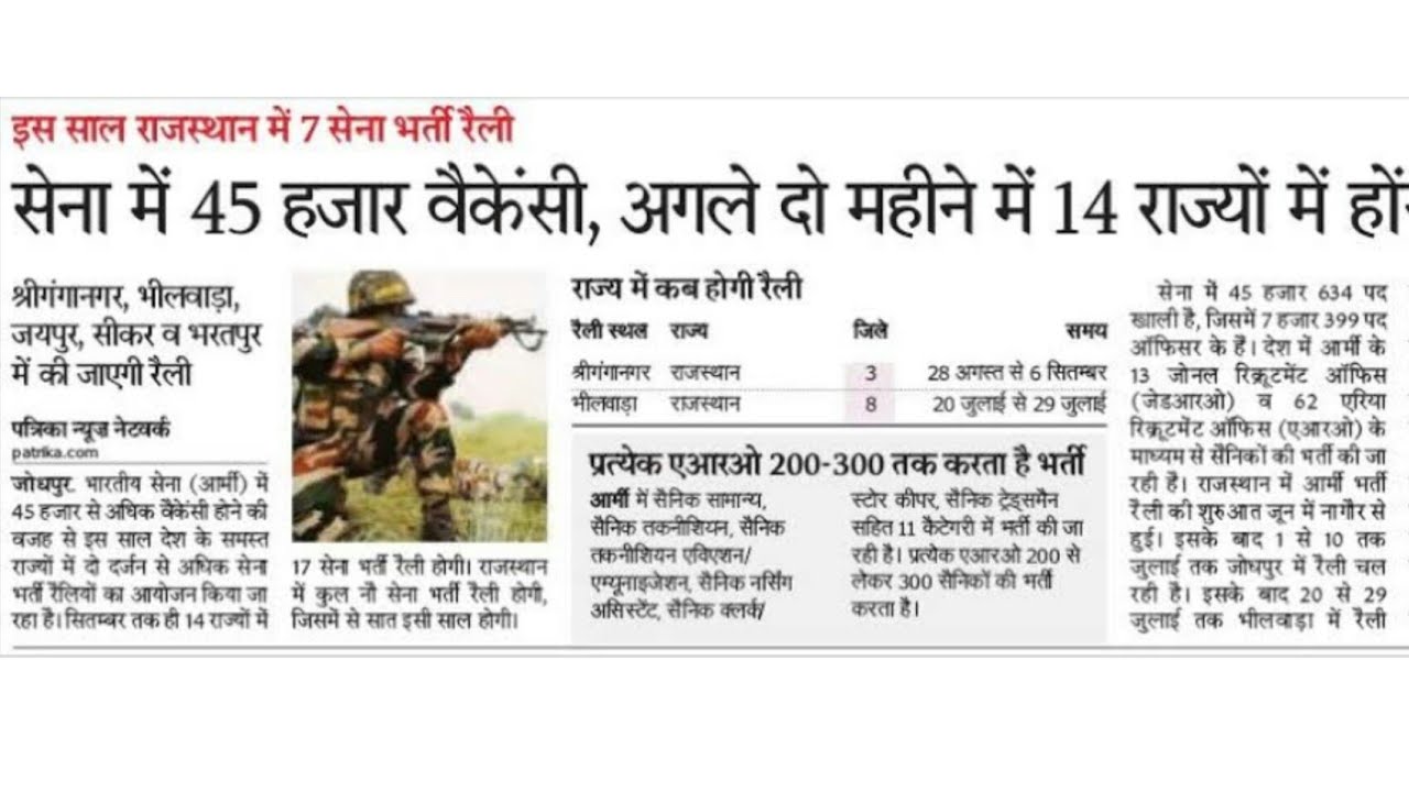 Army Bharti 2021 | 5 Aro January से admit card मिलना भी हुए शुरू बहोत बड़ी भर्ती होने जा रही है |open