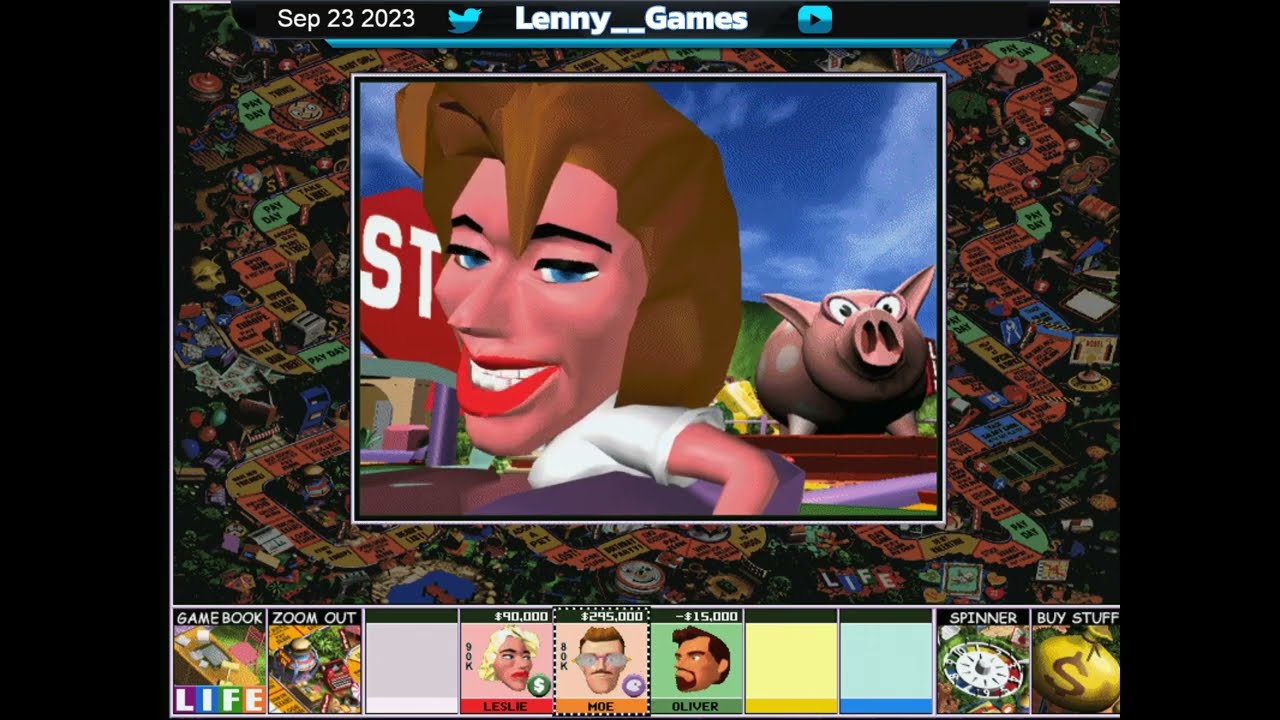 The Game of Life CD-ROM 1998 Enhanced game