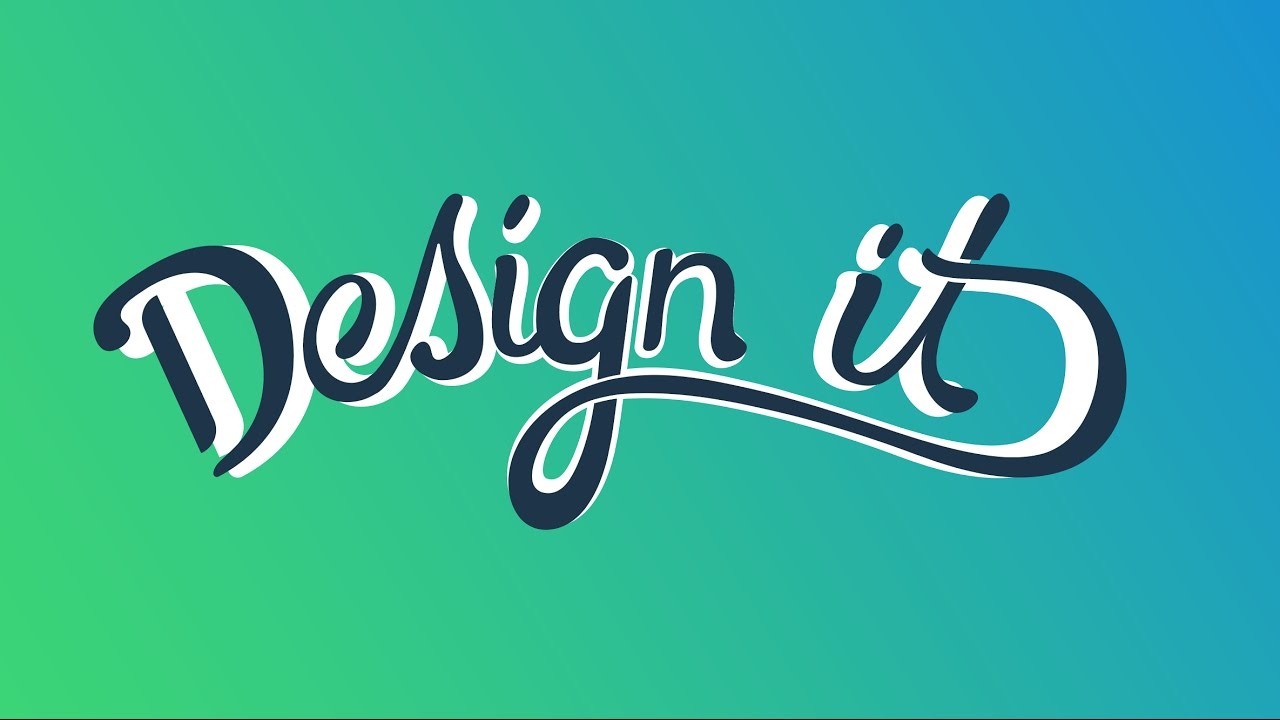 Hand Lettering Logo Type to Illustrator Vector