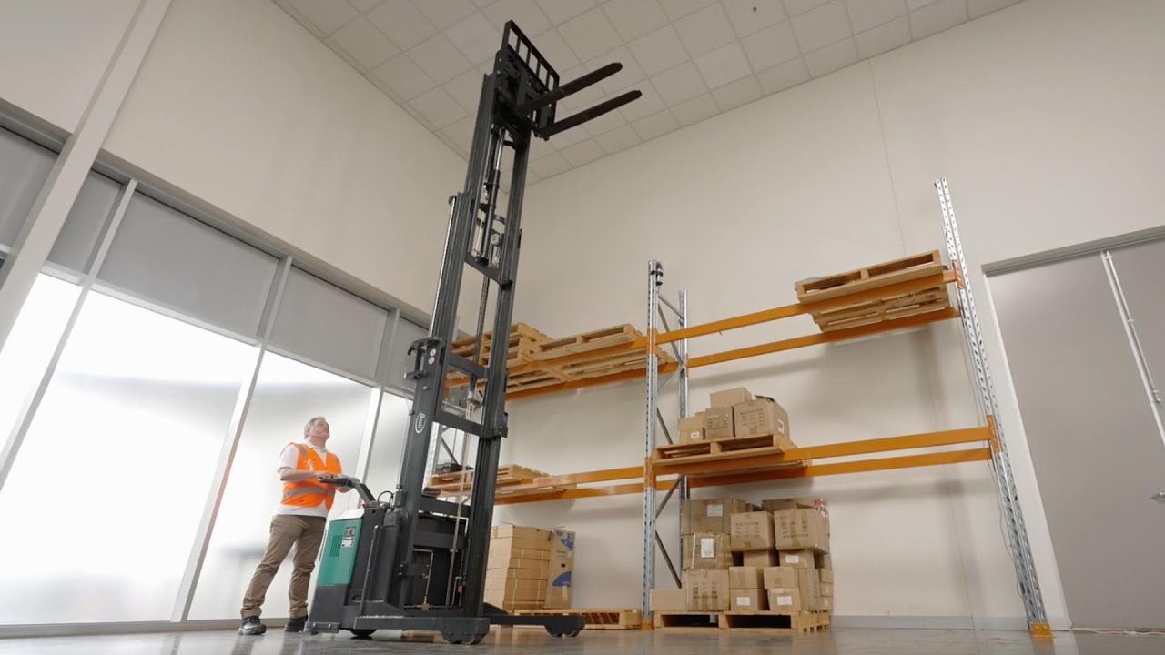 Baoli ER15 Electric Pallet Reach Stacker Walk-Through