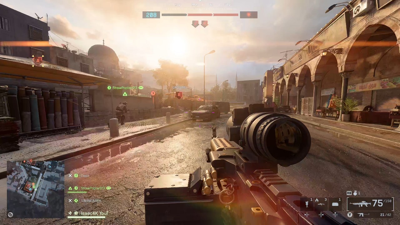 Battlefield 6: Cairo Bazaar Breakthrough gameplay (No Commentary)