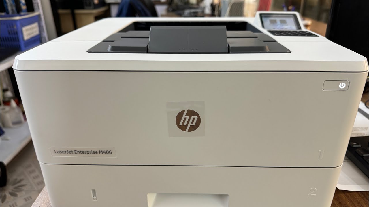 Mở hộp và hướng dẫn cài đặt máy in HP LaserJet Enterprise M406