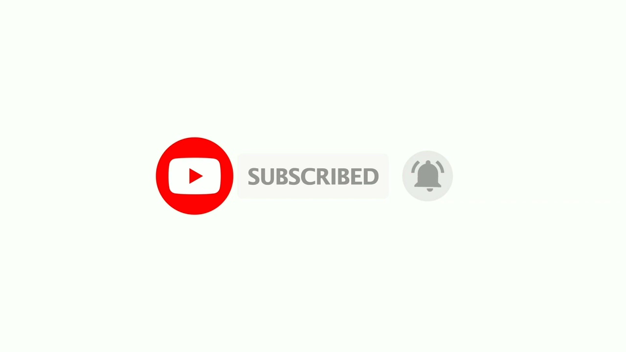 Subscribe and bell icon intro and sound without copyright | animation subscribe button1080p