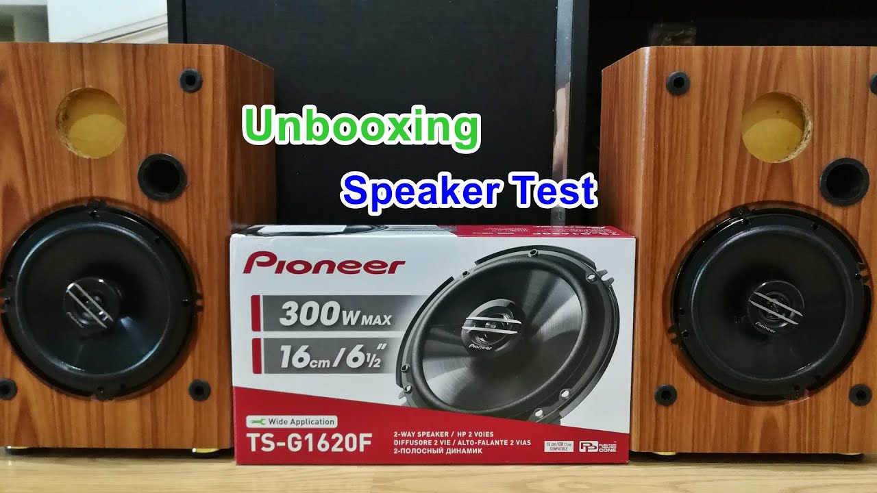 Speaker review : รีวิว Unboxing and Test speakers Pioneer TS-G1620F