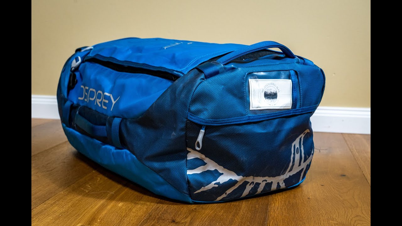 Continuous travel with the Osprey Transporter 65L (duffel)