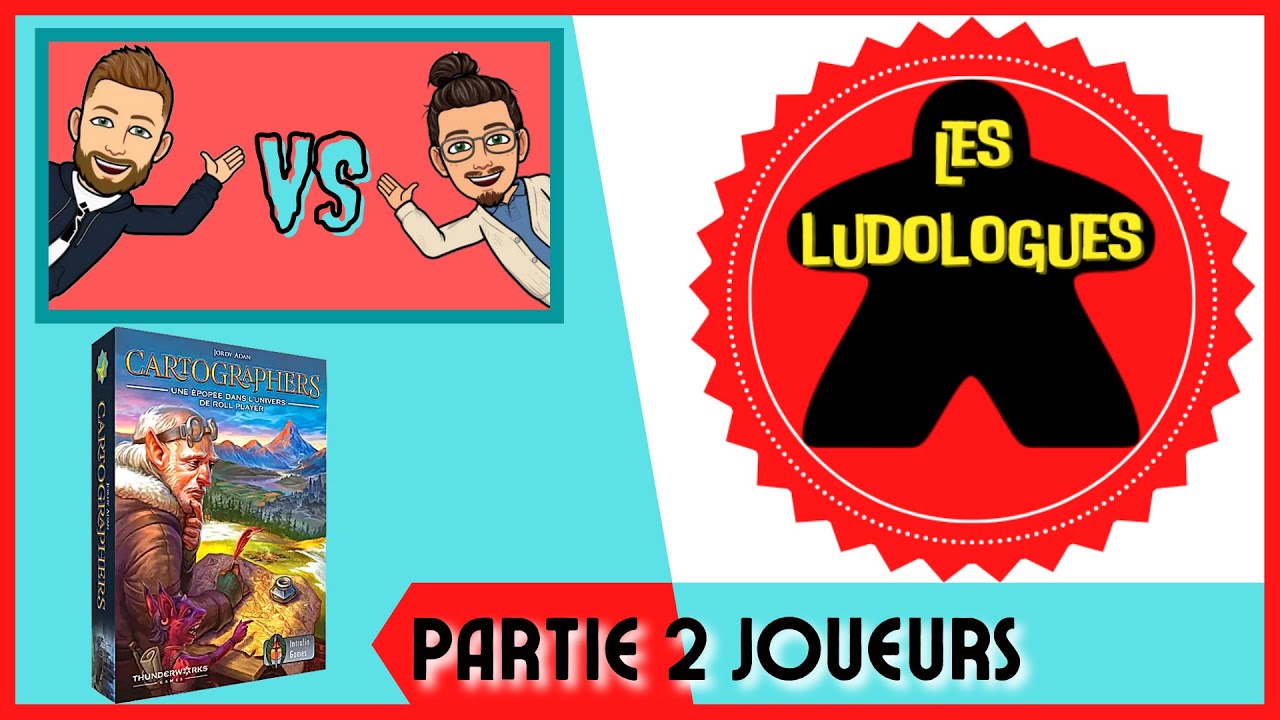 DUEL sur CARTOGRAPHERS - Partie complète - Les Ludologues