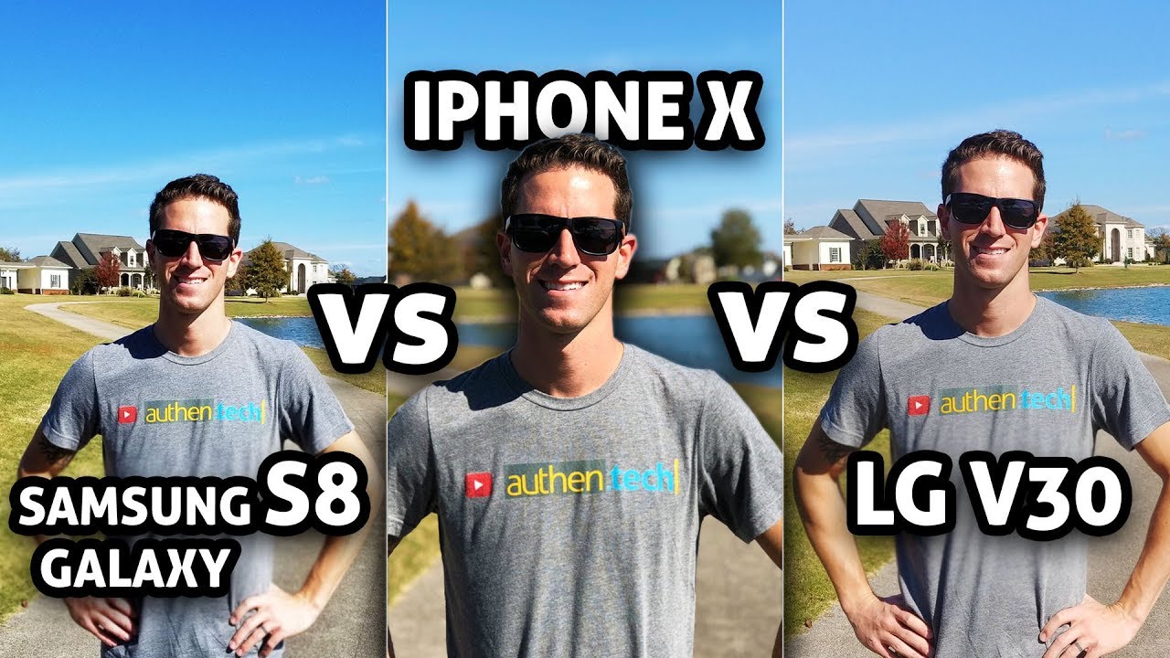 iPhone X vs Samsung S8 vs LG V30 CAMERA Test Comparison (4K)