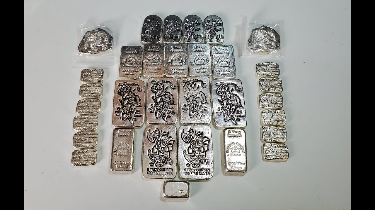 My Monarch Precious Metals Poured bar stack!