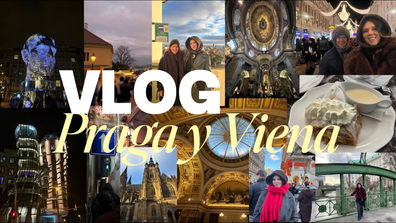 VLOG de Praga y Viena ❄️🇨🇿🇦🇹 // Museos, catedrales, mucho frío y año nuevo ✨