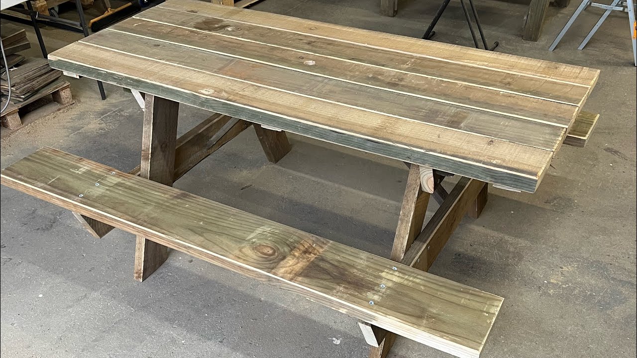 Build a PICNIC TABLE ! With Grandad Jack !