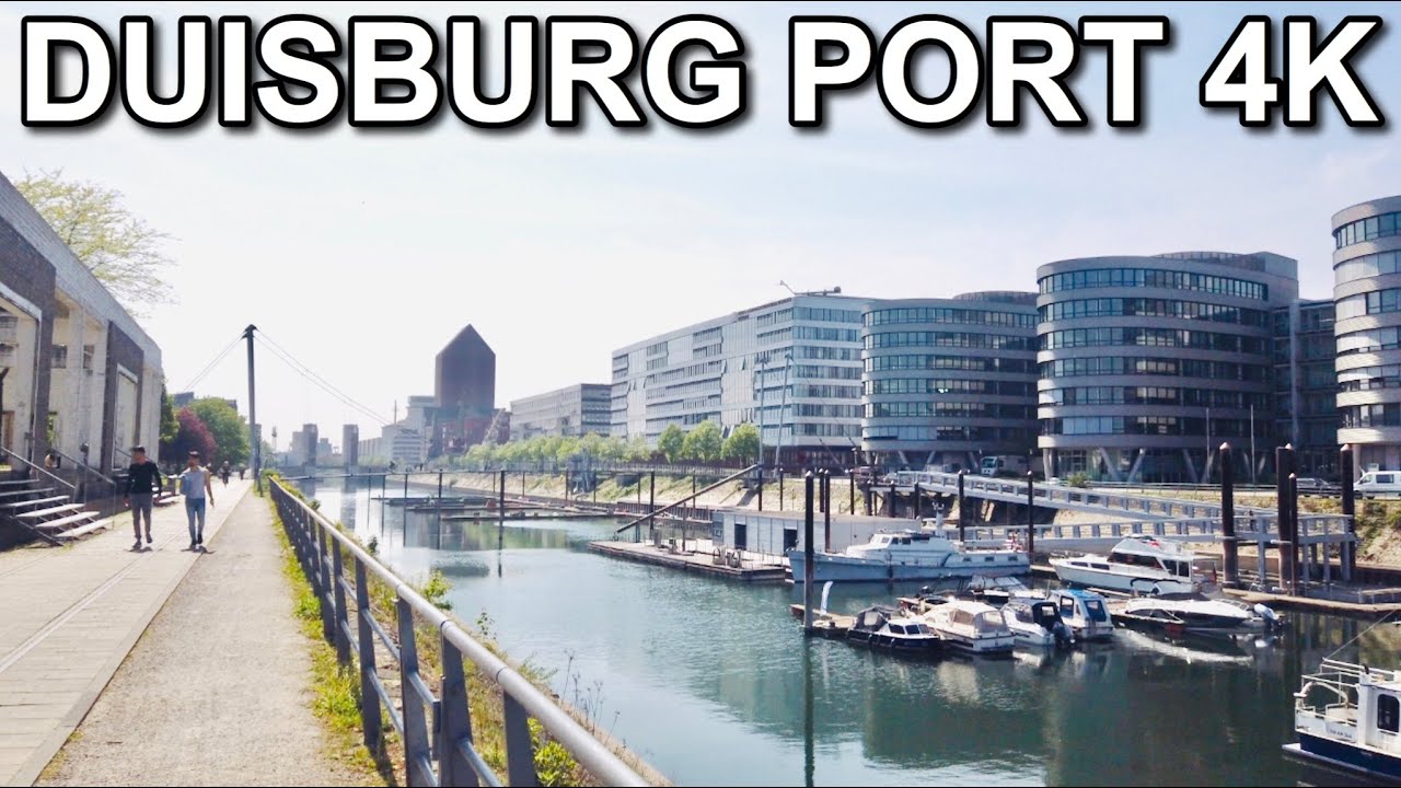 [4K] The World's Largest Inland Port - Duisburg Germany Walking Tour