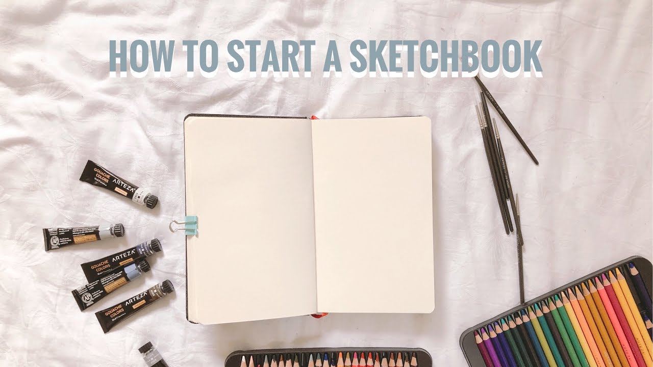 🌻 starting a new sketchbook // painting studio Ghibli scenes  w/arteza