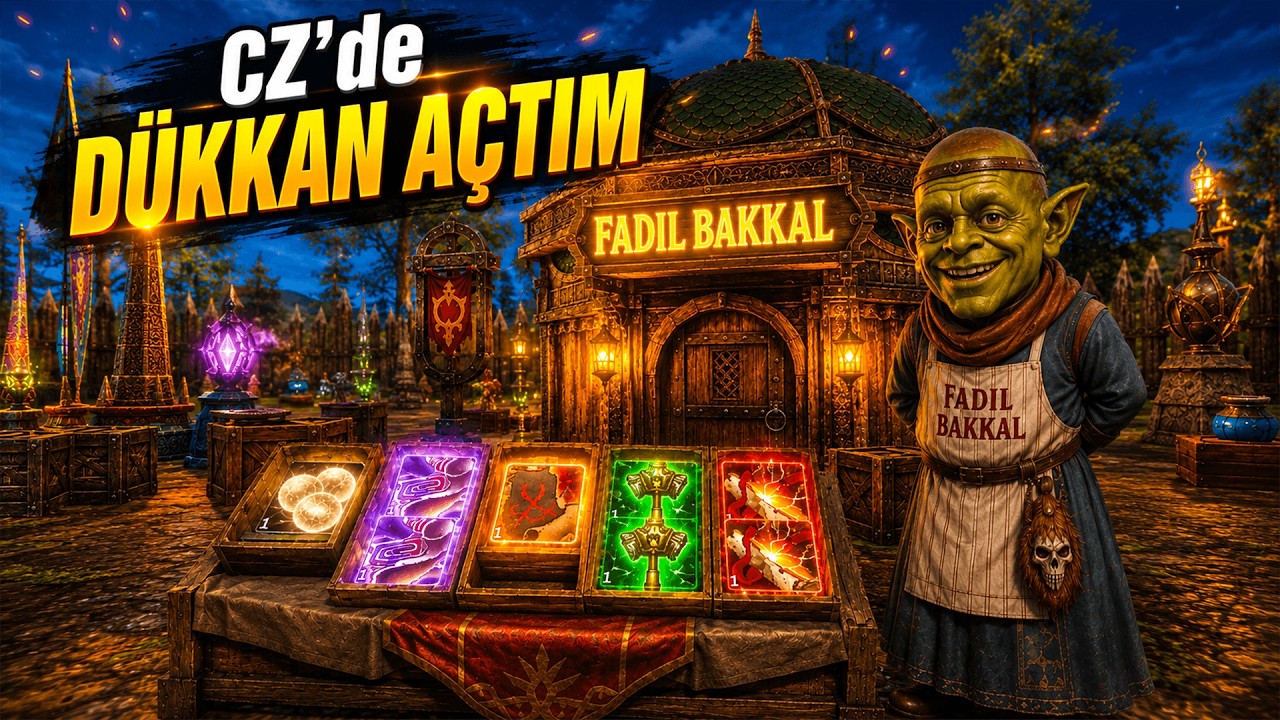 CZ'de SEYYAR SATICI OLDUM! 😱 ZENGİN OLDUM | Knight Online