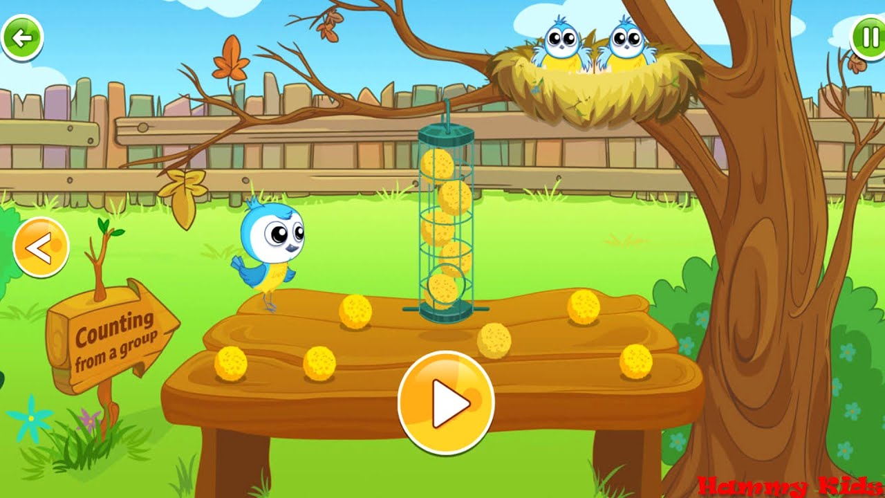 Bud's Number Garden | Wonderful Bird Feeder | Counting from a Group | Hammy kids