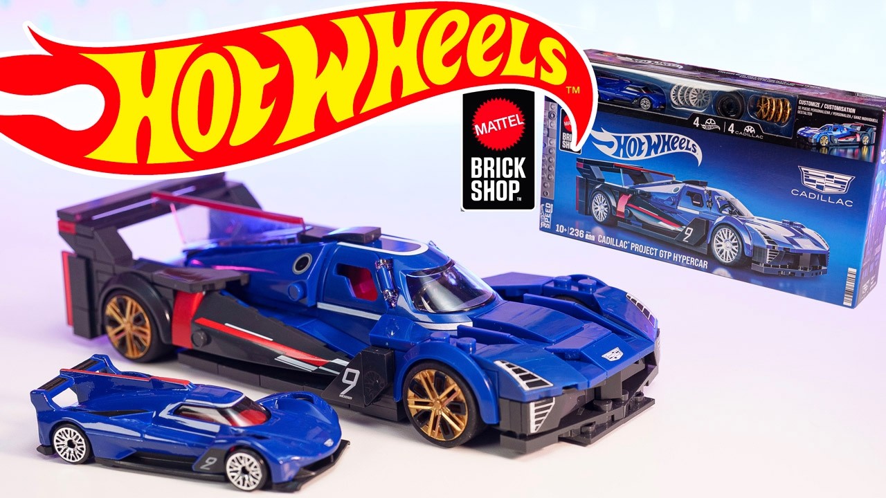 HOT WHEELS BRICK SHOP La Cadillac Project GTP HYPERCAR Des Hotwheels en Briques &agrave; la Finition au TOP