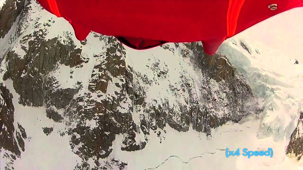 Pt  Durier on Mt  Blanc World039s Biggest BASE Jump