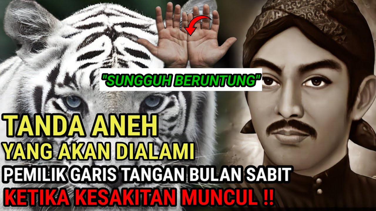 SUNGGUH BERUNTUNG❗TANDA ANEH YANG DIALAMI PEMILIK GARIS TANGAN BULAN SABIT KETIKA KESAKTIAN MUNCUL