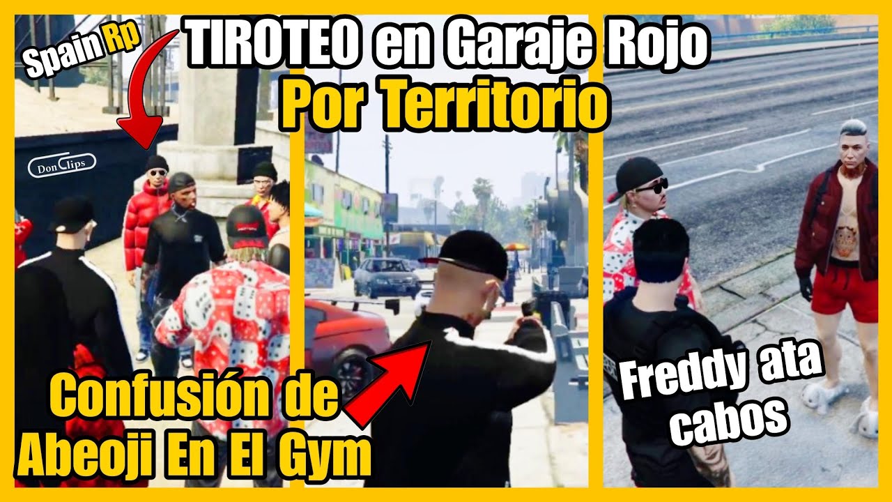 COREANOS TIROTE0 en GARAJE ROJO por TERRITORIO, CONFUSIÓN en El GYM, FREDDY ata Cabos SpainRp