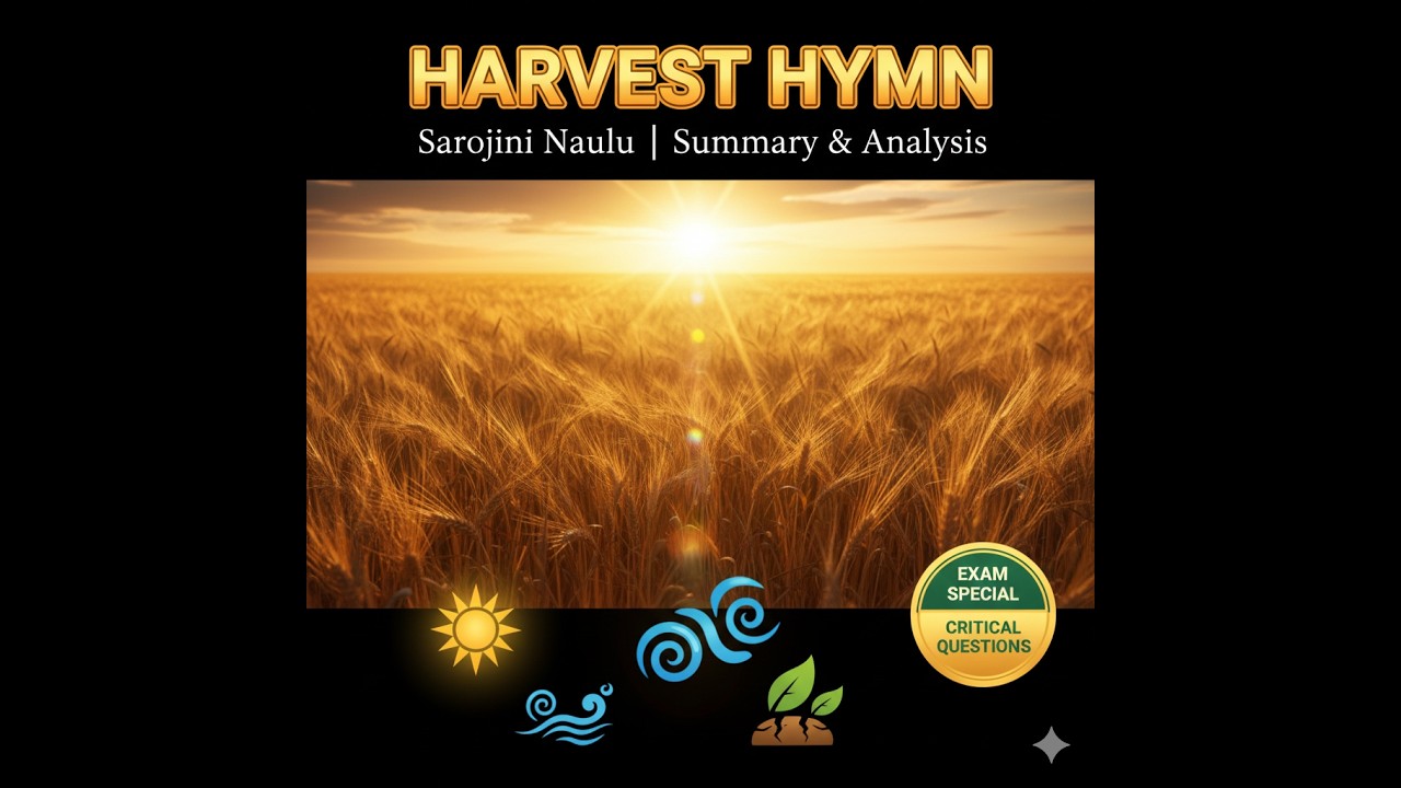 Harvest Hymn by Sarojini Naidu Analysis | A Song of Gratitude and Glory