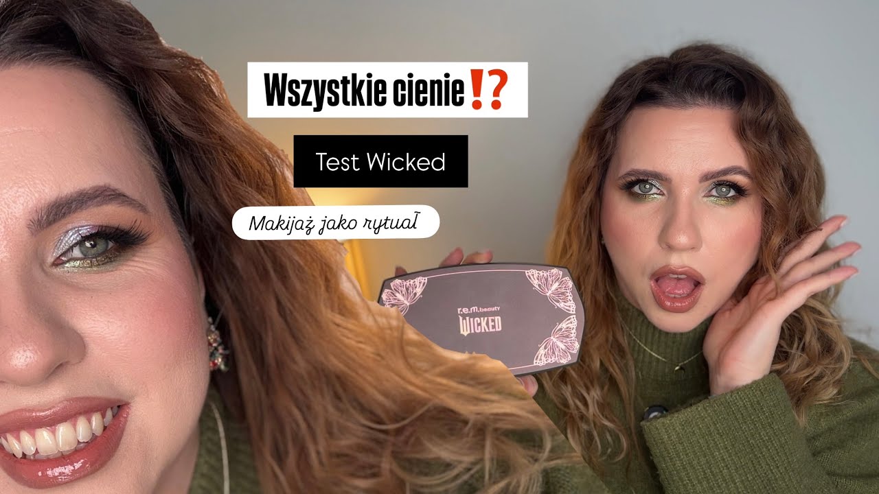 Użyłam WSZYSTKICH cieni z palety Wicked od Ariany Grande… i stało się TO 👀