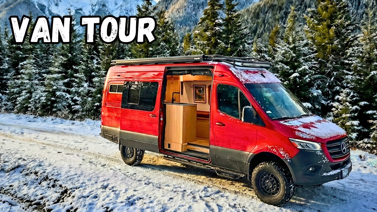 Incredible SKI VAN Build | Custom Woodworking & Interior Design