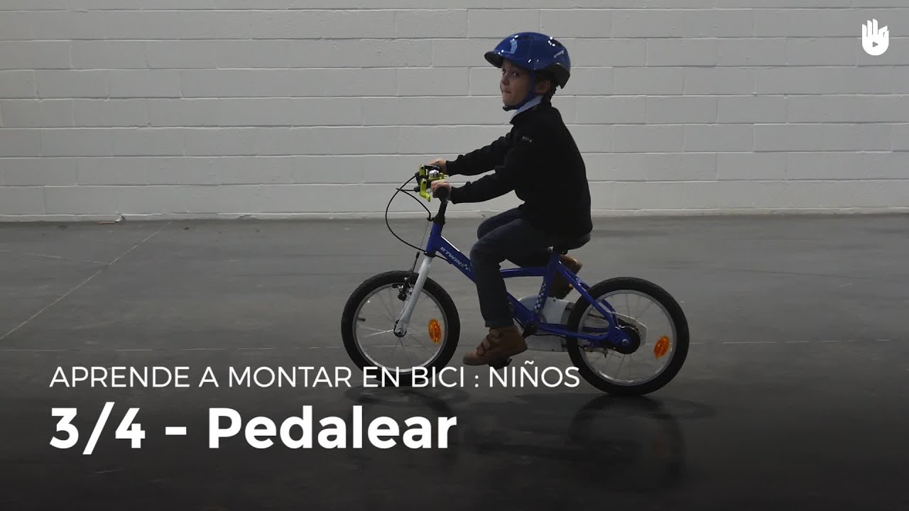 3/4 - Pedalear | Ense&ntilde;a a un ni&ntilde;o a montar en bici