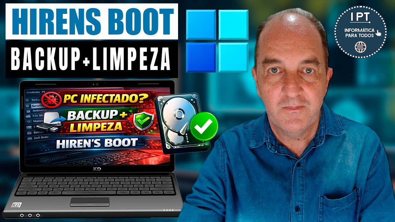 Fazer Backup e Remover Vírus com Hiren’s Boot | Parte 6