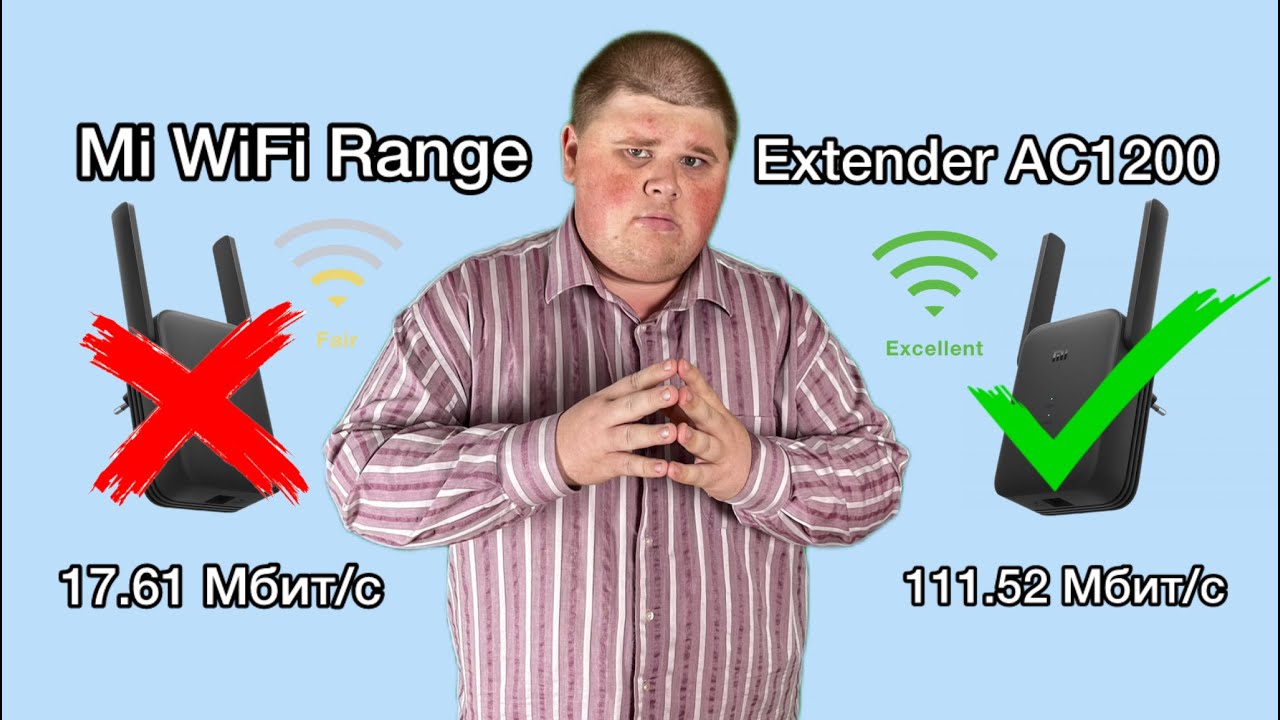 Замеры скорости wi-fi уселителя (репитора) Mi WIFI Range Extender AC1200