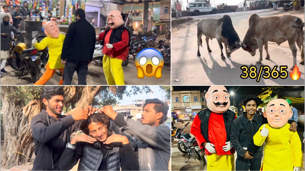 Motu Patlu In Real Life 😱😂 | Full Bakchodi | Daily Vlog 38/365