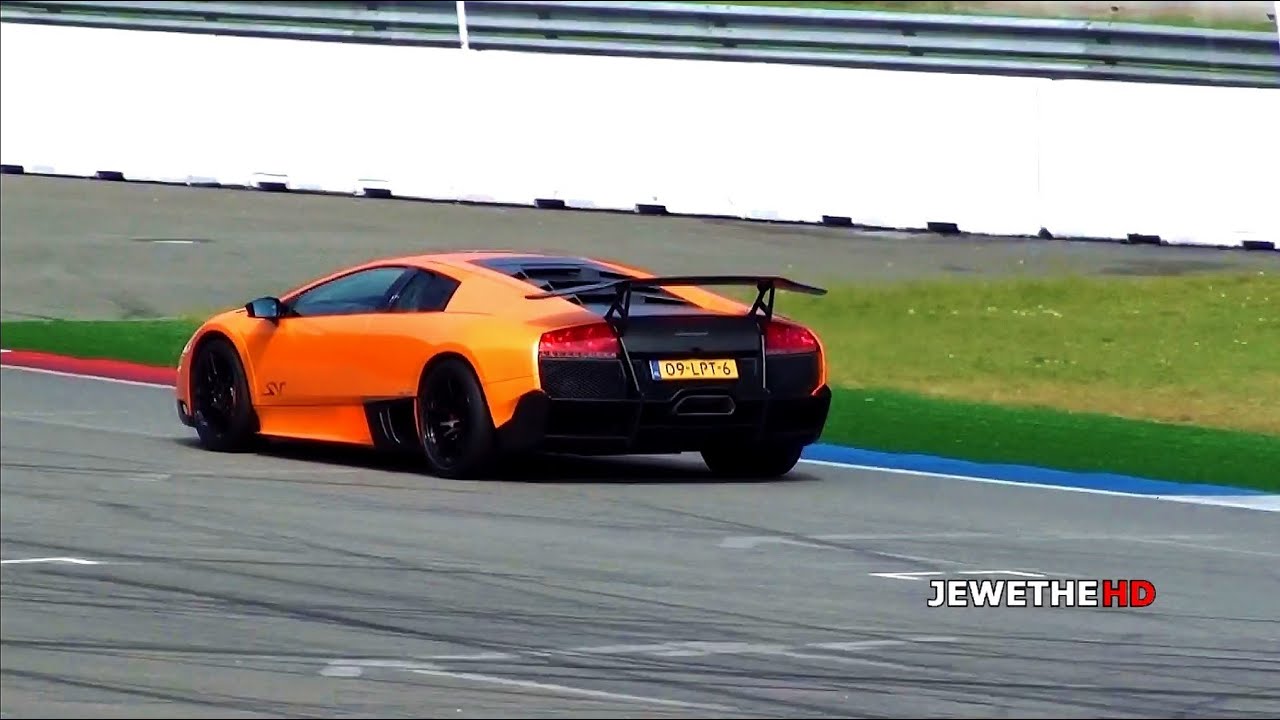 Lamborghini Murcielago LP670-4 SV LOUD Exhaust Sounds On Track! Accelerations & Downshifts!