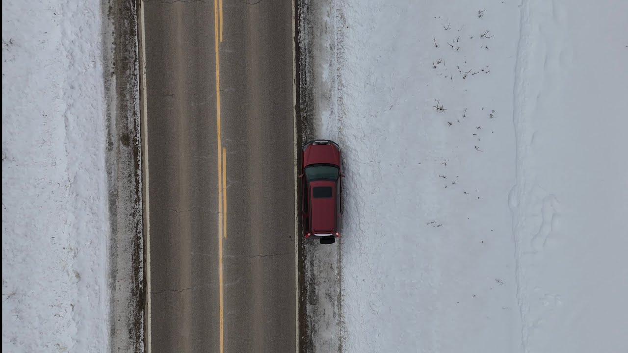 Peaceful Winter Car Camping (With Drone Footage)