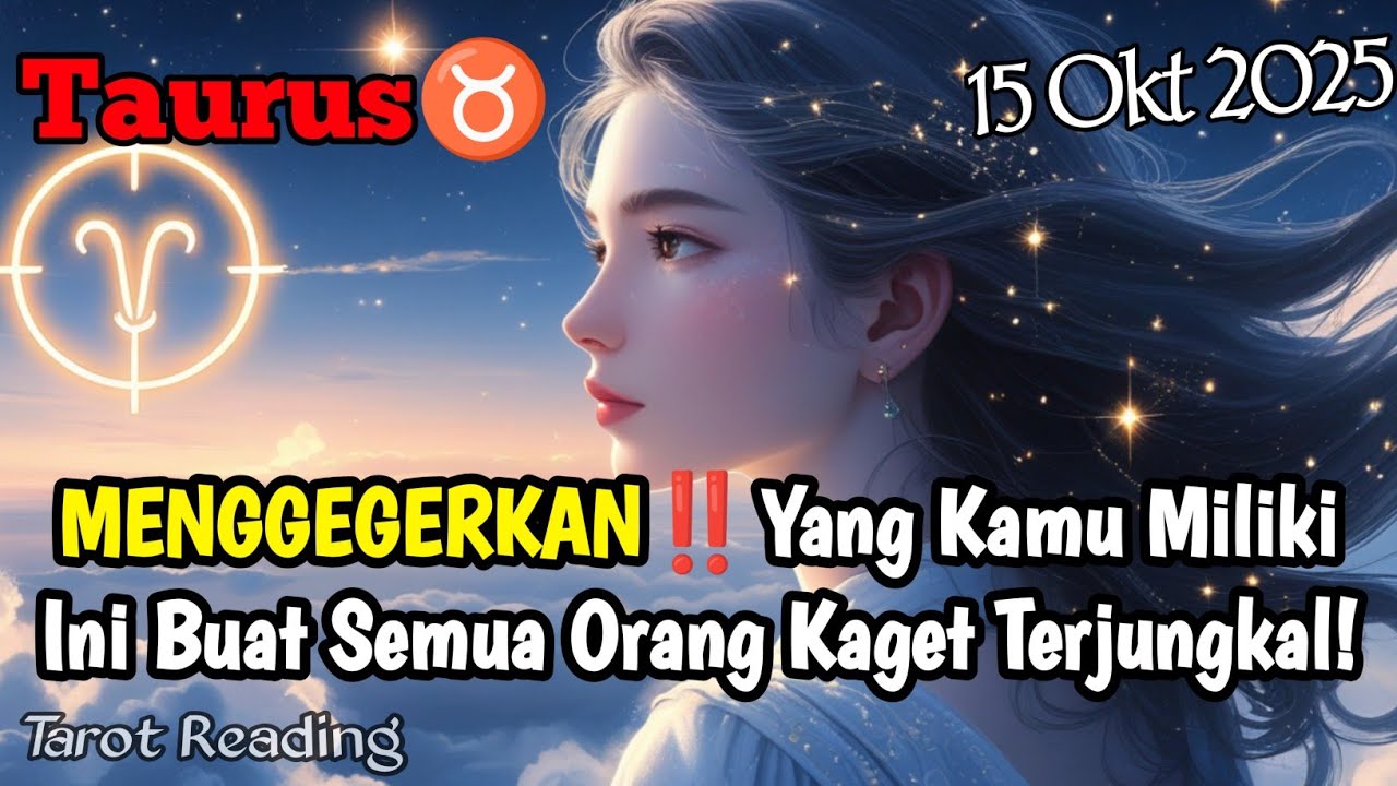 Taurus♉ MENGGEGERKAN‼️Yang Kamu Miliki Bikin Ini Orang Kaget Terjungkal Oktober 2025 - Mata Zodiak