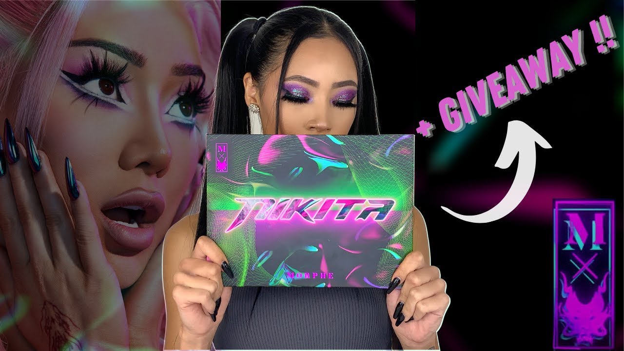 NEW FAVORITE PALETTE! | MORPHE X NIKITA 💜 | My honest review & 100 SUBS 🎉 GIVEAWAY! | Jasha Siu