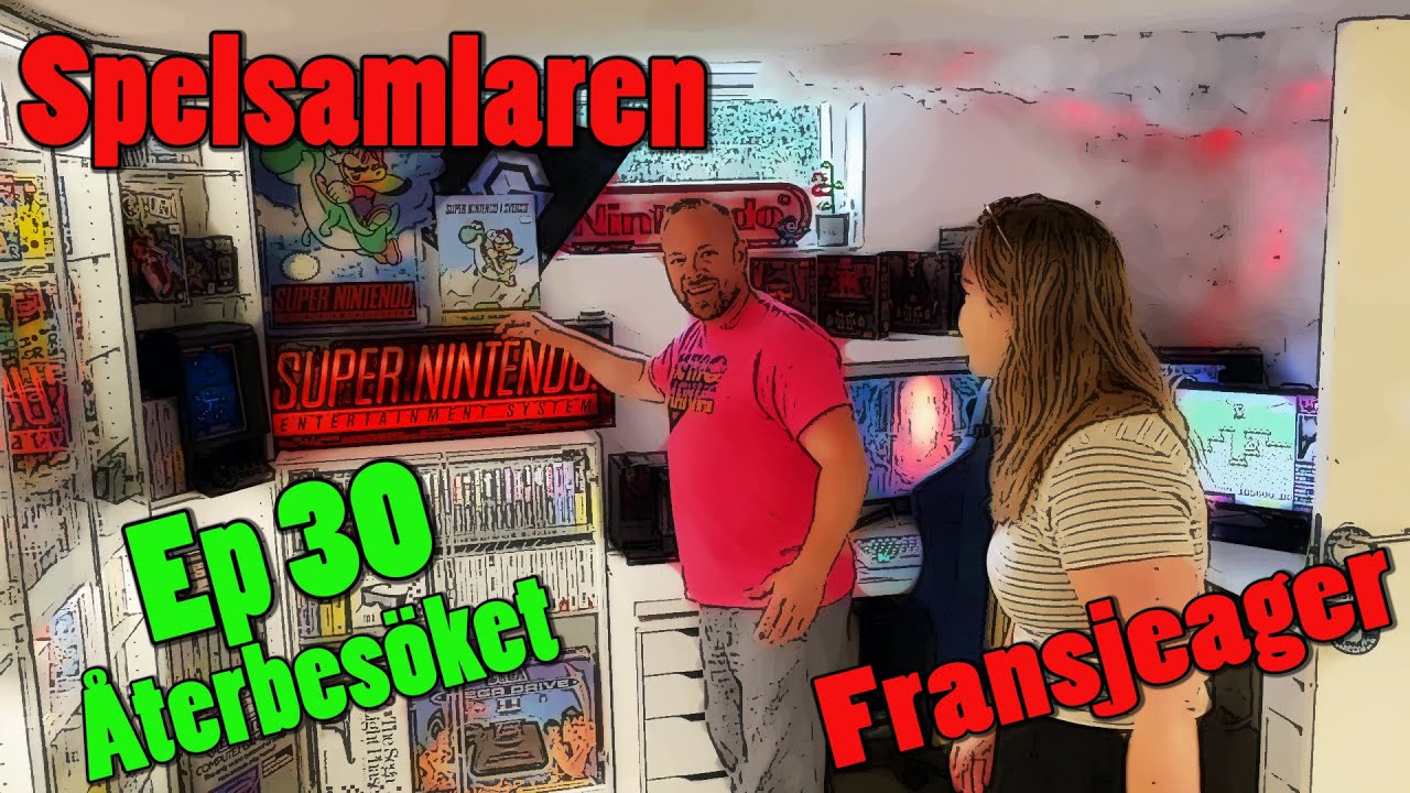 Spelsamlaren! Ep 30 - Återbesök hos Fransjeager!  -  Denna spelsamling vill du inte missa!