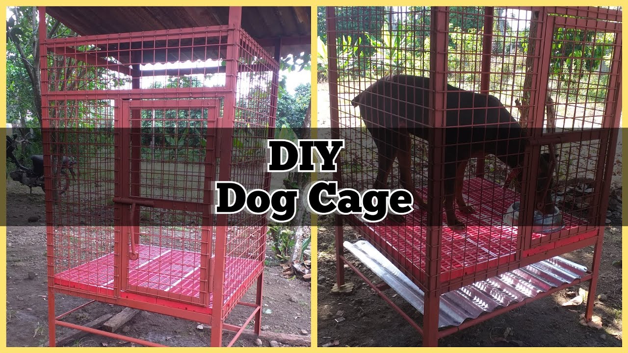 How to make dog cage | diy dog cage| how to build a dog cage