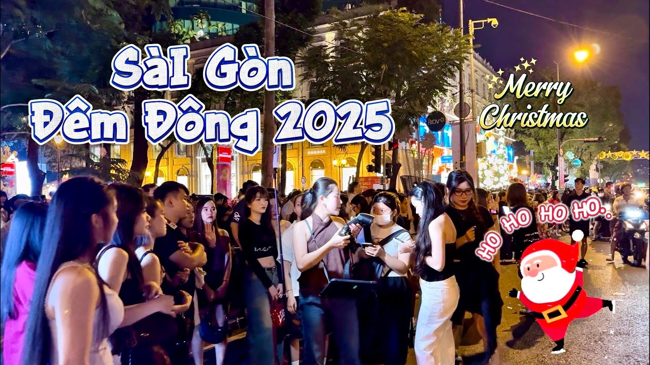 Đêm Sài Gòn Mùa Giáng Sinh Năm 2025